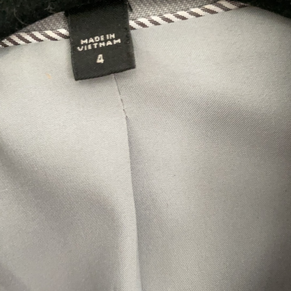 Gray Single Button Express Blazer - image 3